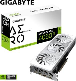 Видеокарта Gigabyte GeForce RTX 4060 Ti AERO OC 16GB GV-N406TAERO OC-16GD