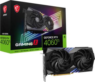 Видеокарта MSI GeForce RTX 4060 Ti GAMING X 16GB