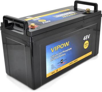 Аккумулятор VIPOW LiFePO4 48V (51.2V-30A) LiFePO4512-30/40