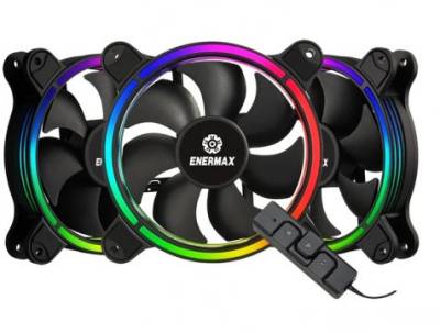 Вентилятор Enermax T.B.RGB A.D.3 (3-Fan Pack) (UCTBRGBA12P-BP3) Black