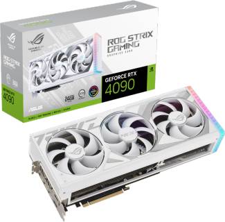 Видеокарта ASUS ROG Strix GeForce RTX 4090 24GB White Edition ROG-STRIX-RTX4090-24G-WHITE