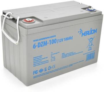 Аккумуляторная батарея Merlion 12V - 100Ah (6-DZM-100)