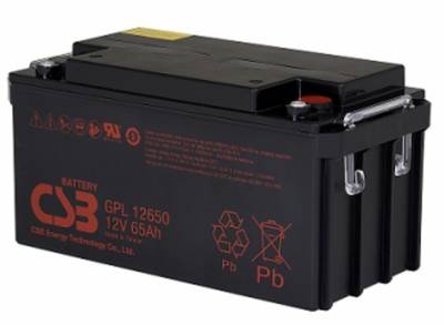 Аккумулятор CSB 12V - 65Ah (GPL12650)