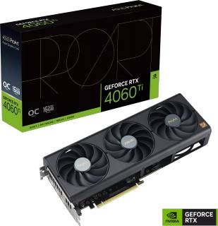 Видеокарта ASUS ProArt GeForce RTX 4060 Ti OC edition 16GB PROART-RTX4060TI-O16G