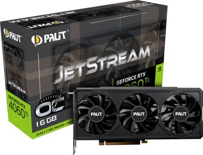 Видеокарта Palit GeForce RTX 4060 Ti JetStream OC 16GB NE6406TU19T1-1061J