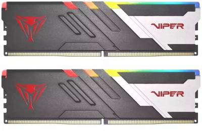 Память Patriot Viper Venom RGB DDR5 32GB (2x16GB) 6400MHz CL32 Kit PVVR532G640C32K