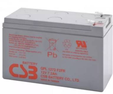 Аккумулятор CSB 12V - 7.2Ah (GPL1272F2)