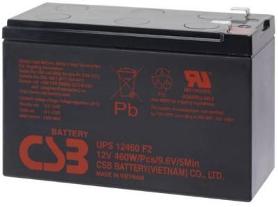 Аккумуляторная батарея CSB 12V - 9Ah (UPS12460F2FR)