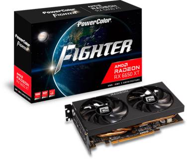 Видеокарта PowerColor Fighter AMD Radeon RX 6650 XT 8GB AXRX 6650 XT 8GBD6-3DH