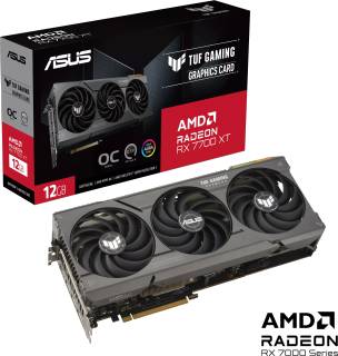 Видеокарта ASUS TUF Gaming Radeon RX 7700 XT OC Edition 12GB TUF-RX7700XT-O12G-GAMING