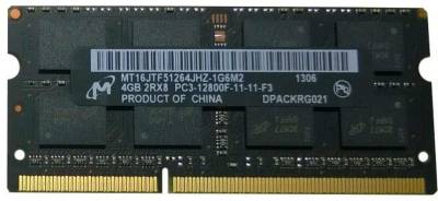 Оперативная память Micron So-Dimm DDR3 4GB 1600MHz CL11 MT16JTF51264JHZ-1G6M2