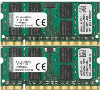 Память Kingston So-Dimm DDR2 4GB (2x2GB) 800MHz CL6 Kit KTA-MB800K2/4G