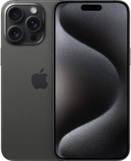 Смартфон Apple iPhone 15 Pro Max 512GB SIM + eSIM (MU7C3) Black Titanium