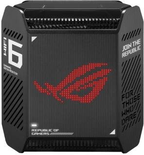 Сетевой маршрутизатор ASUS ROG Rapture Gaming Mesh System GT6 (1PK black) GT6(B-1-PK)