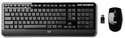 Комплект Hewlett Packard Deluxe Wireless Keyboard KZ256AA