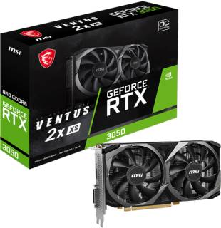 Видеокарта MSI GeForce RTX 3050 VENTUS 2X XS 8GB OC RTX 3050 VENTUS 2X XS 8G OC