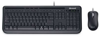 Комплект Microsoft Wired Desktop 600 USB Black APB-00011