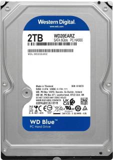 Накопитель Western Digital WD Blue 2TB 5400rpm 64MB WD20EARZ