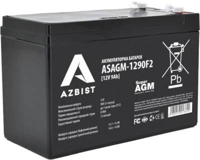 Аккумулятор AZBIST Super AGM 12V 9.0Ah (ASAGM-1290F2)