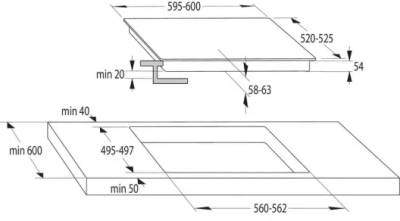 Поверхность Gorenje GI6401BSC