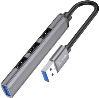 Разветвитель HOCO USB hub 4-in-1 (HB26) USB3.0+USB2.0x3