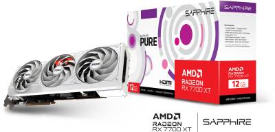 Видеокарта Sapphire PURE AMD Radeon RX 7700 XT 12GB 11335-03-20G