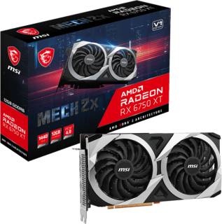 Видеокарта MSI Radeon RX 6750 XT MECH 2X 12GB V1 RX 6750 XT MECH 2X 12G V1