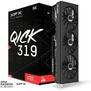 Видеокарта XFX Speedster QICK 319 Radeon RX 7800 XT Core Edition 16GB RX-78TQICKF9