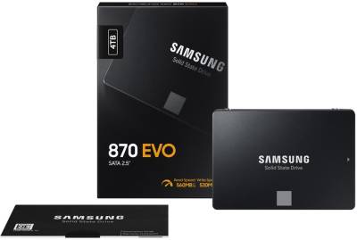 Накопитель Samsung 870 EVO 4TB 3bit MLC MZ-77E4T0B/EU
