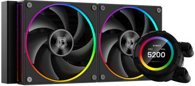 Кулер ID-Cooling Space LCD SL240 Black