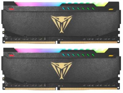 Память Patriot Viper Steel RGB DDR4 64GB (2x32GB) 3200MHz CL18 Kit PVSR464G320C8K