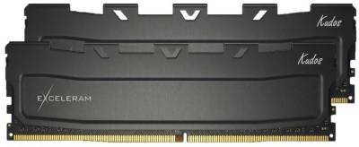 Память Exceleram Black Kudos DDR4 32GB (2x16GB) 3200MHz CL16 Kit EKBLACK4323216XD