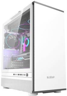 Корпус PCCooler MASTER IE200 Tempered Glass White MASTER IE200W