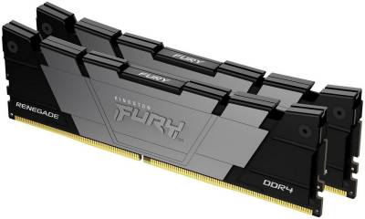 Оперативная память Kingston FURY Renegade Black XMP DDR4 16GB (2x8GB) 3200MHz CL16 Kit KF432C16RB2K2/16