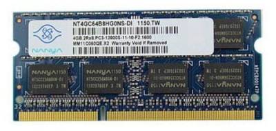 Память NANYA So-Dimm DDR3 4GB 1600MHz CL11 NT4GC64B8HG0NS-DI
