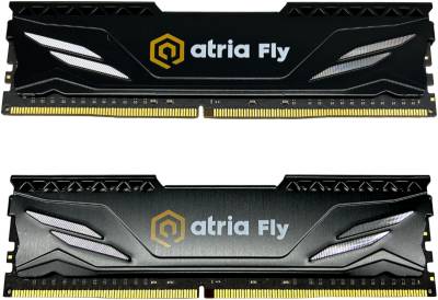 Память ATRIA Fly Black DDR4 16GB (2x8GB) 3200MHz CL18 Kit UAT43200CL18BK2/16