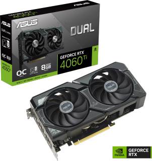 Видеокарта ASUS Dual GeForce RTX 4060 Ti SSD OC Edition 8GB DUAL-RTX4060TI-O8G-SSD