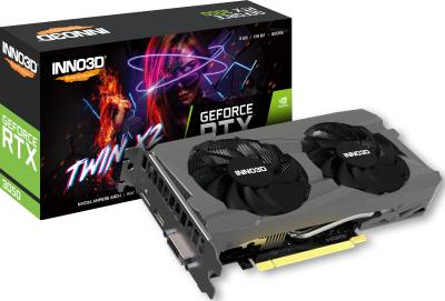 Видеокарта Inno3D GeForce RTX 3050 TWIN X2 8GB N30502-08D6-1711VA41