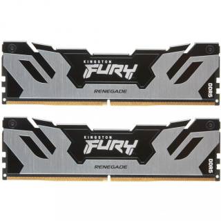 Память Kingston FURY Renegade Silver/Black XMP DDR5 64GB (2x32GB) 6400MHz CL32 Kit KF564C32RSK2-64