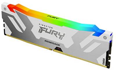 Память Kingston FURY Renegade Silver/White RGB XMP DDR5 32GB 6400MHz CL32 KF564C32RWA-32