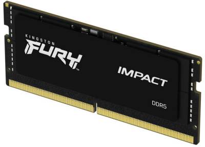 Оперативная память Kingston So-Dimm FURY Impact Black XMP DDR5 16GB 6000MHz CL38 KF560S38IB-16