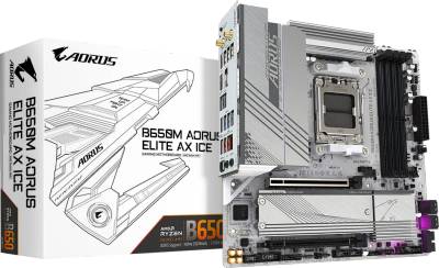 Материнская плата Gigabyte B650M AORUS ELITE AX ICE