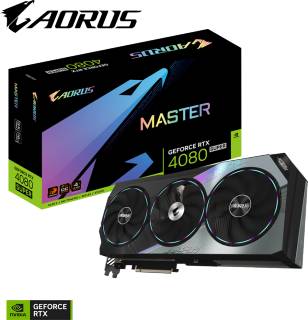 Видеокарта Gigabyte AORUS GeForce RTX 4080 SUPER MASTER 16GB GV-N408SAORUS M-16GD