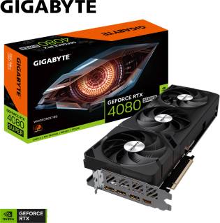 Видеокарта Gigabyte GeForce RTX 4080 SUPER WINDFORCE 16GB GV-N408SWF3-16GD