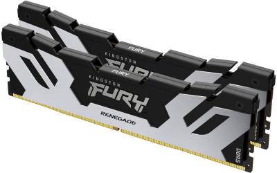 Оперативная память Kingston FURY Renegade Silver/Black XMP DDR5 32GB (2x16GB) 7600Mhz CL38 Kit KF576C38RSK2-32