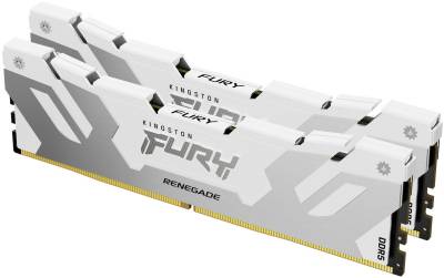 Память Kingston FURY Renegade Silver/White XMP DDR5 32GB (2x16GB) 7200MHz CL38 Kit KF572C38RWK2-32