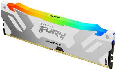 Память Kingston FURY Renegade Silver/White RGB XMP DDR5 16GB 6400Mhz CL32 KF564C32RWA-16