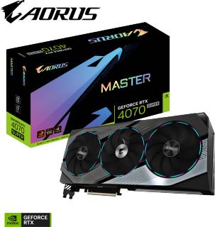 Видеокарта Gigabyte AORUS GeForce RTX 4070 SUPER MASTER 12GB GV-N407SAORUS M-12GD