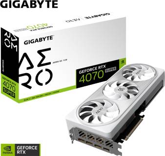 Видеокарта Gigabyte GeForce RTX 4070 SUPER AERO OC 12GB GV-N407SAERO OC-12GD