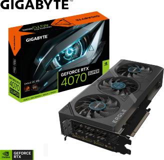 Видеокарта Gigabyte GeForce RTX 4070 SUPER EAGLE OC 12GB GV-N407SEAGLE OC-12GD